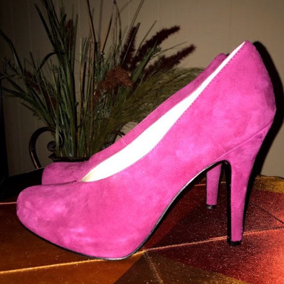 Nine West Shoes - NINE WEST Cute fuchsia suede shoes